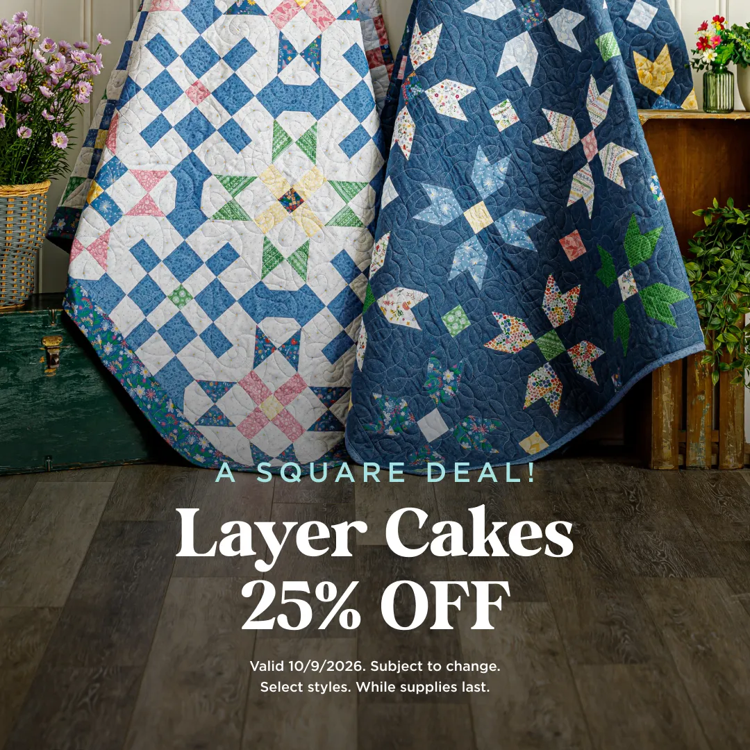 25% Off Layer Cakes
