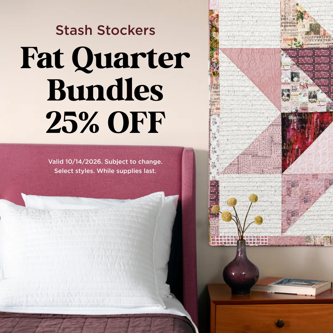 25% Off Fat Quarter Bundles