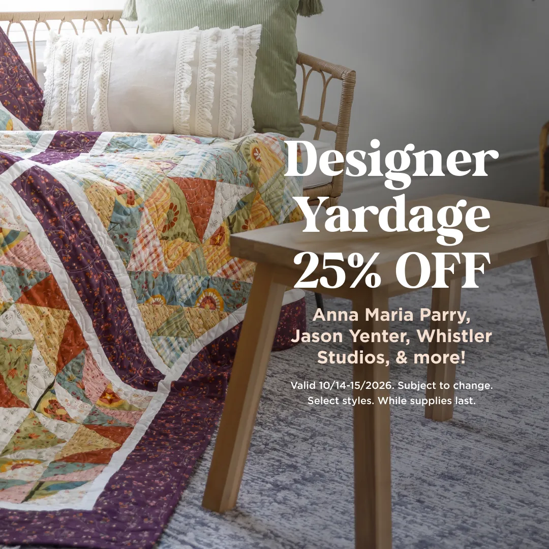 25% Off Designer Fabric by the Yard
