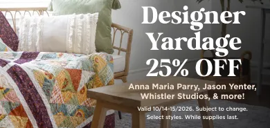 Designer Fabric by the Yard 25% Off