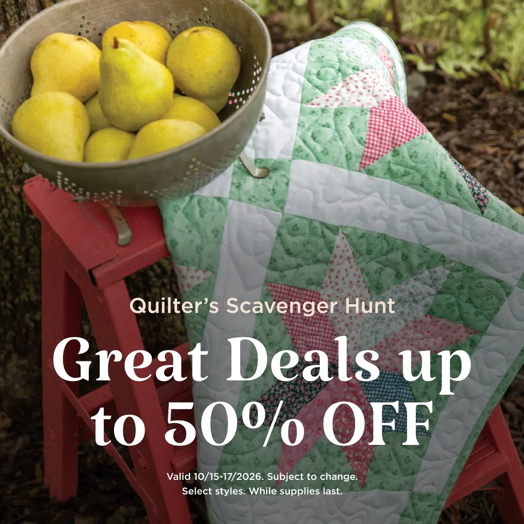 Quilter's Scavenger Hunt up to 50% Off