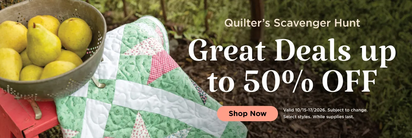 Quilter's Scavenger Hunt up to 50% Off