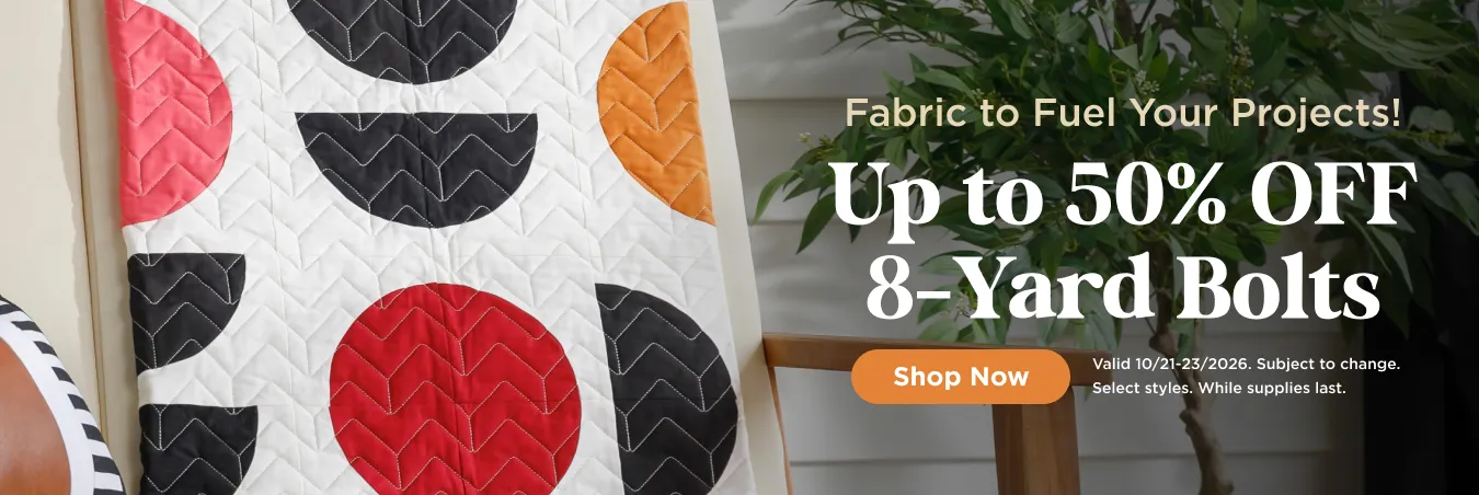 8 Yard Bolts up to 50% Off