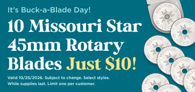 Buck-A-Blade Day: 45mm Rotary Blades 10-Pack $10
