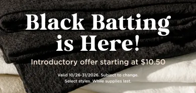 New Black Batting Starting at $10.50