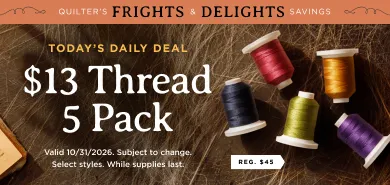 Frights & Delights Daily Deal: $13 Thread 5 Pack