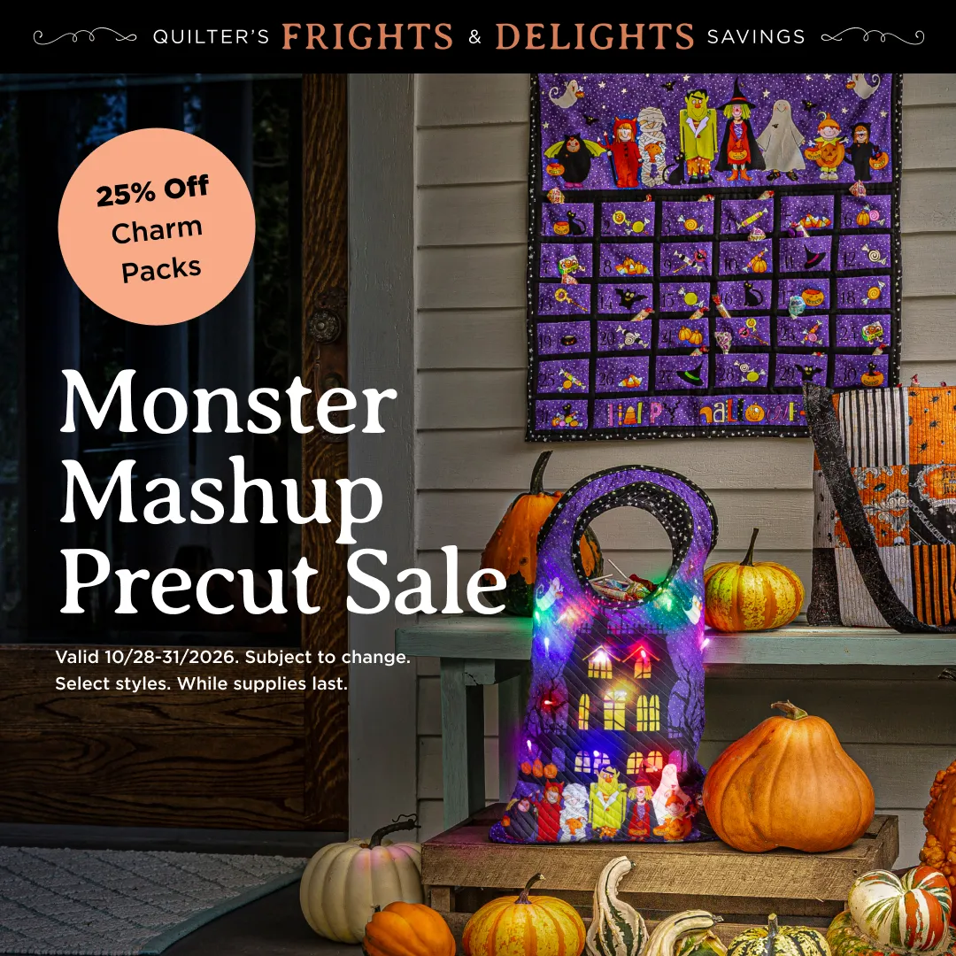 Monster Mashup Precut Sale: 25% Off Charm Packs