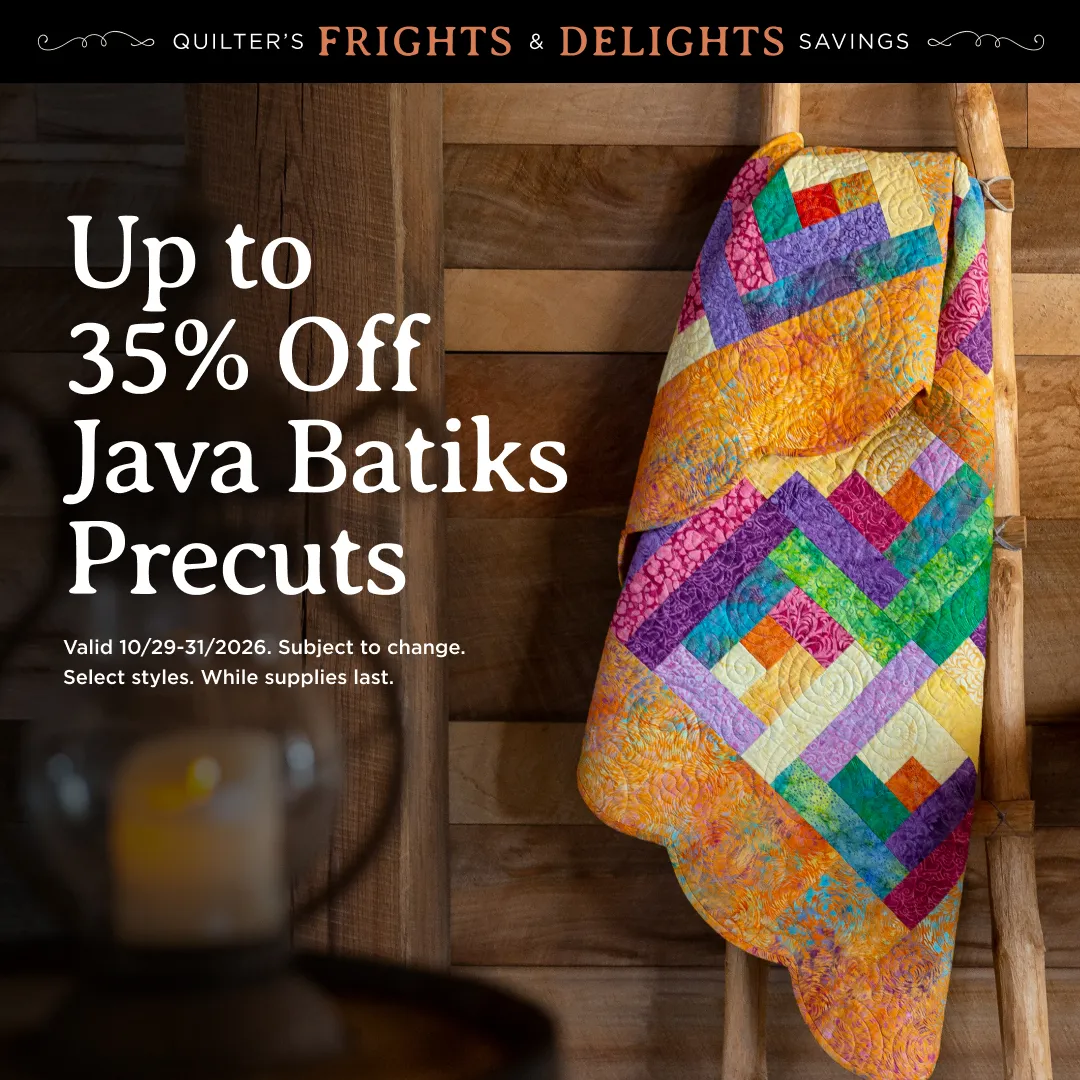 Java Batiks Precuts Up to 35% Off