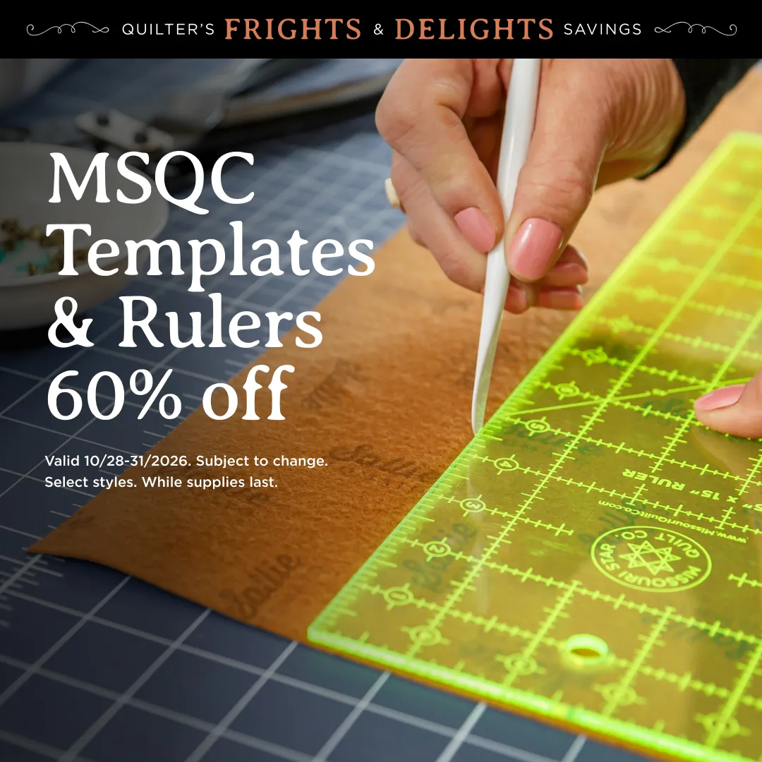 MSQC Templates & Rulers 60% Off