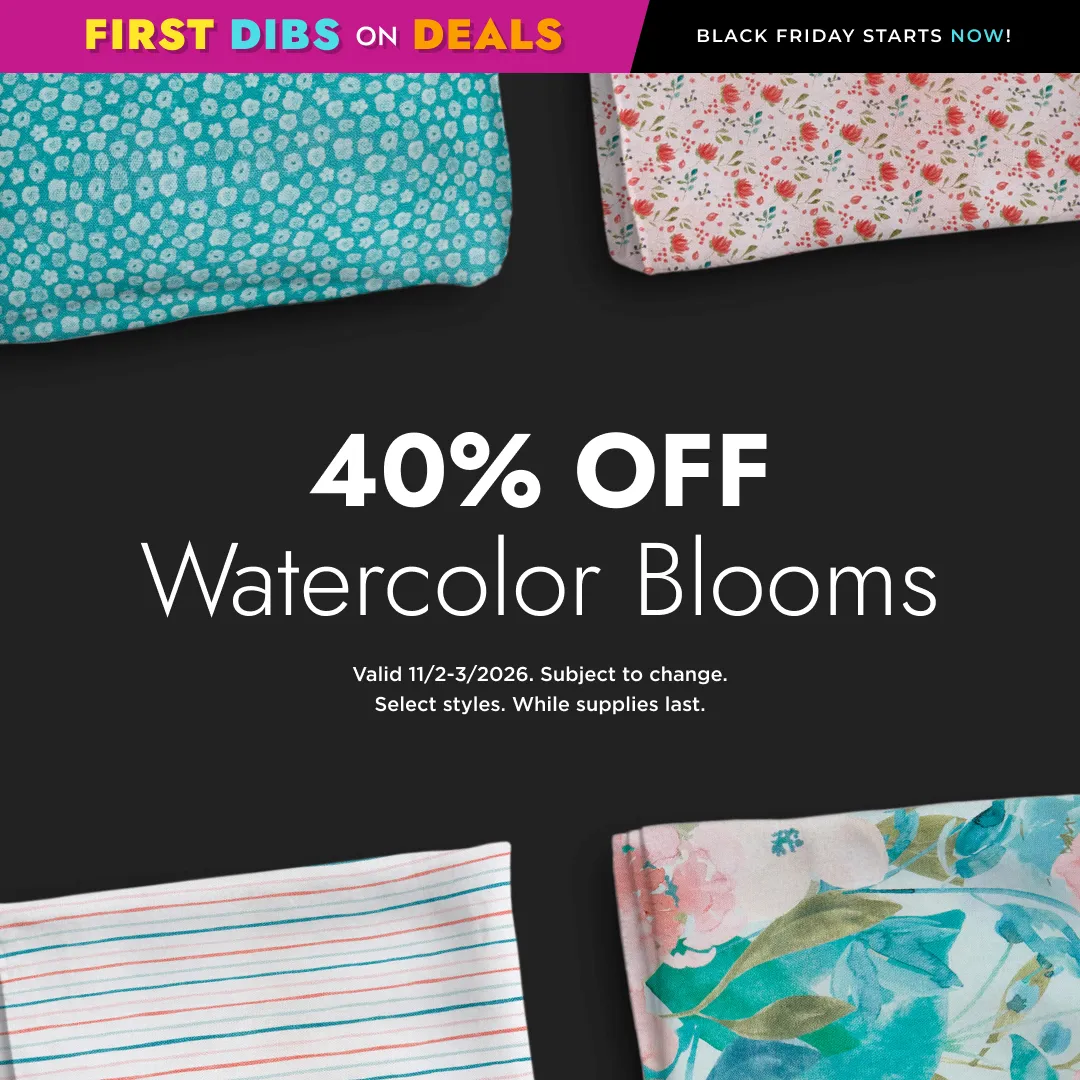 Watercolor Blooms 40% Off