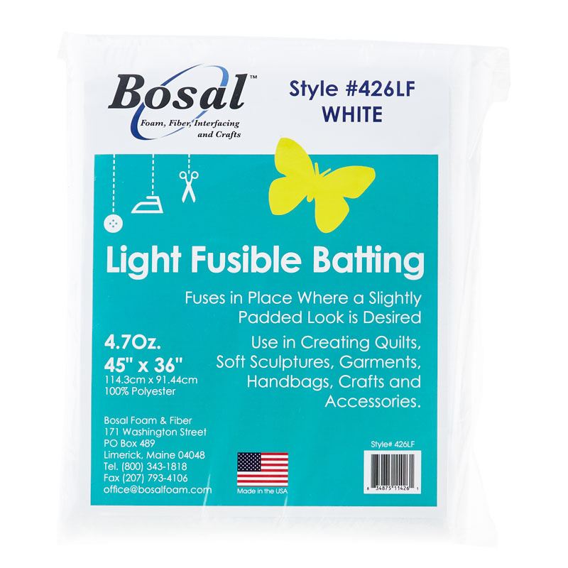 Bosal Single Sided Light Fusible Batting Bosal Foam & Fiber B...