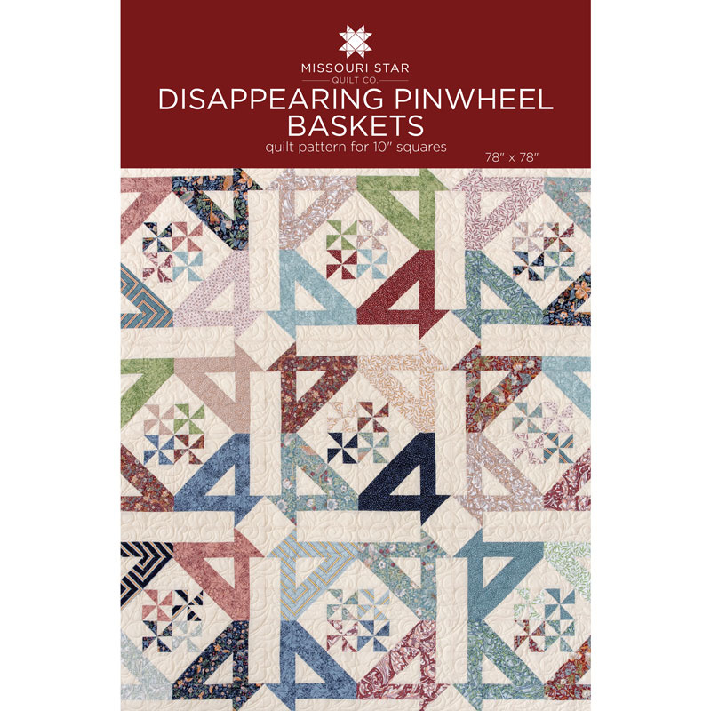 Disappearing Pinwheel Baskets by MSQC