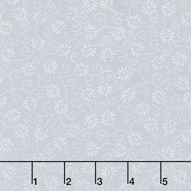 Wilmington Essentials - Silver Linings Dancing Buds Gray Yardage