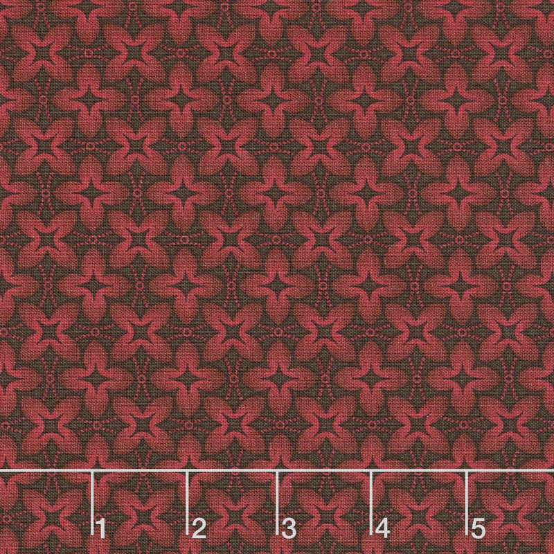 Baltimore House - Sewing Circle Red Yardage