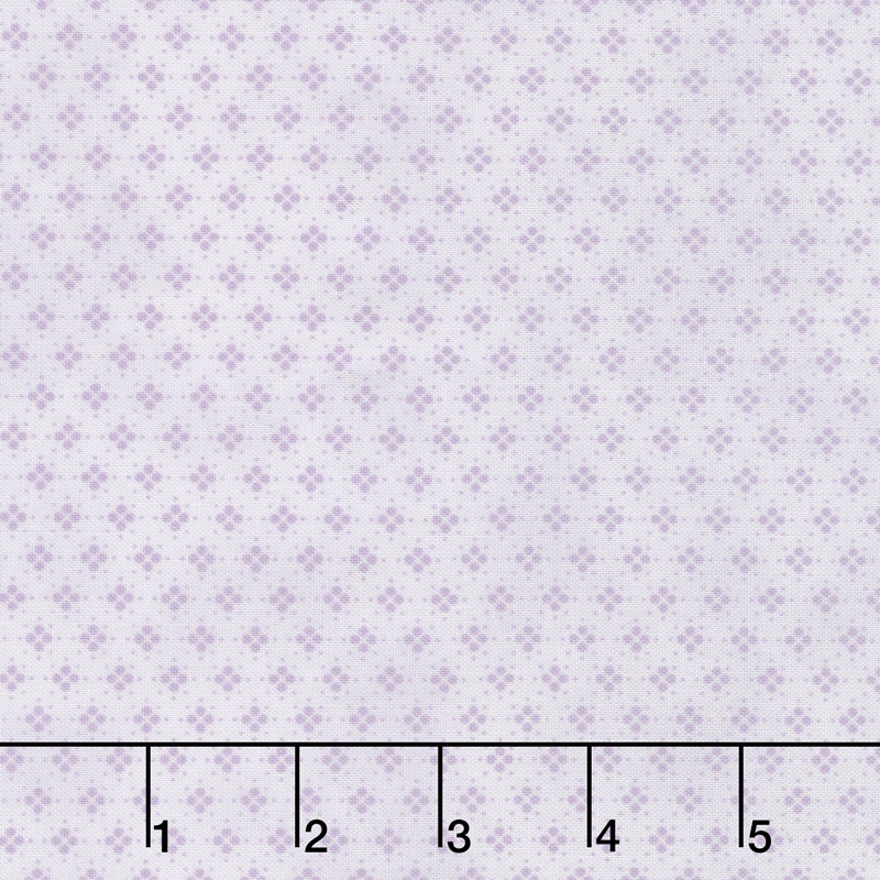 Woodside Blossom - Small Flowers Purple Yardage