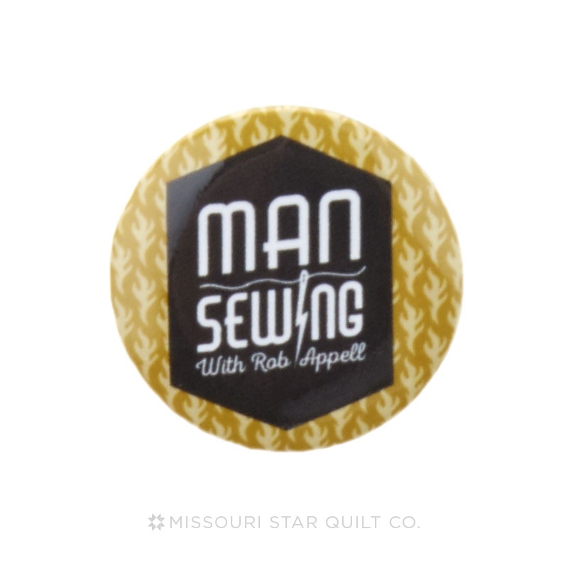 Man Sewing Logo 1 1/4