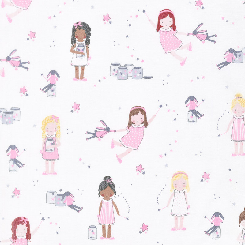 Twinkle Fairies - Sprinkle, Sprinkle Little Stars Sparkle Yardage