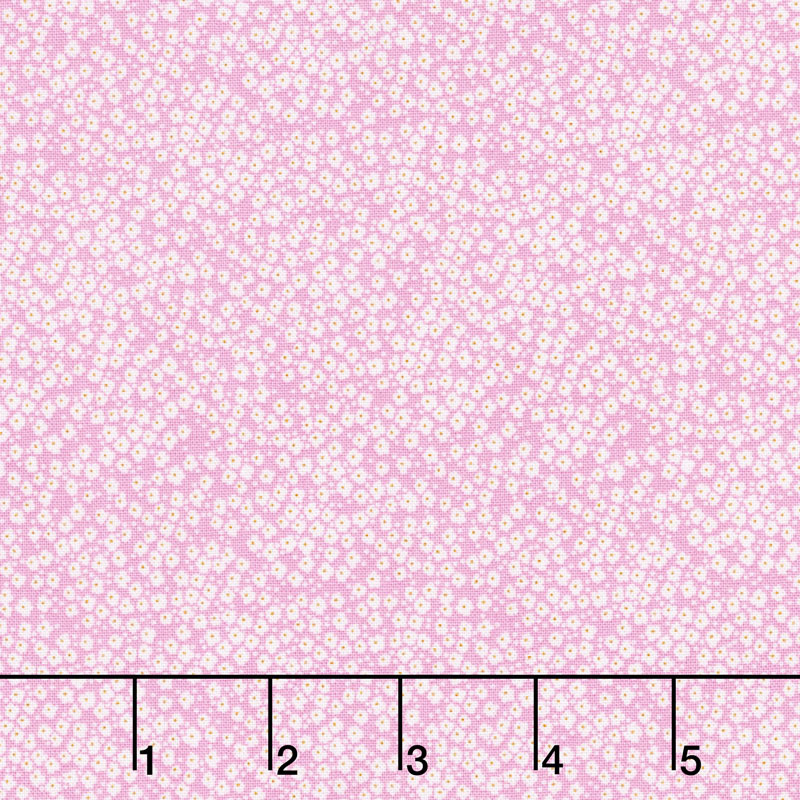 Wild Bouquet - Bitty Flowers Pink Yardage