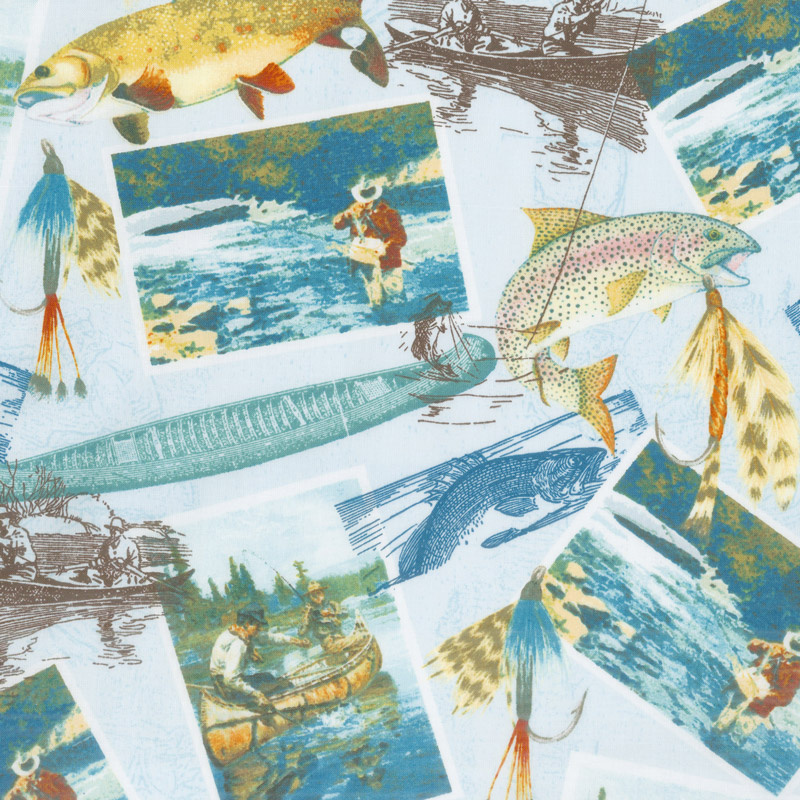 Gone Fishin' - Gone Fishin' Aqua Yardage