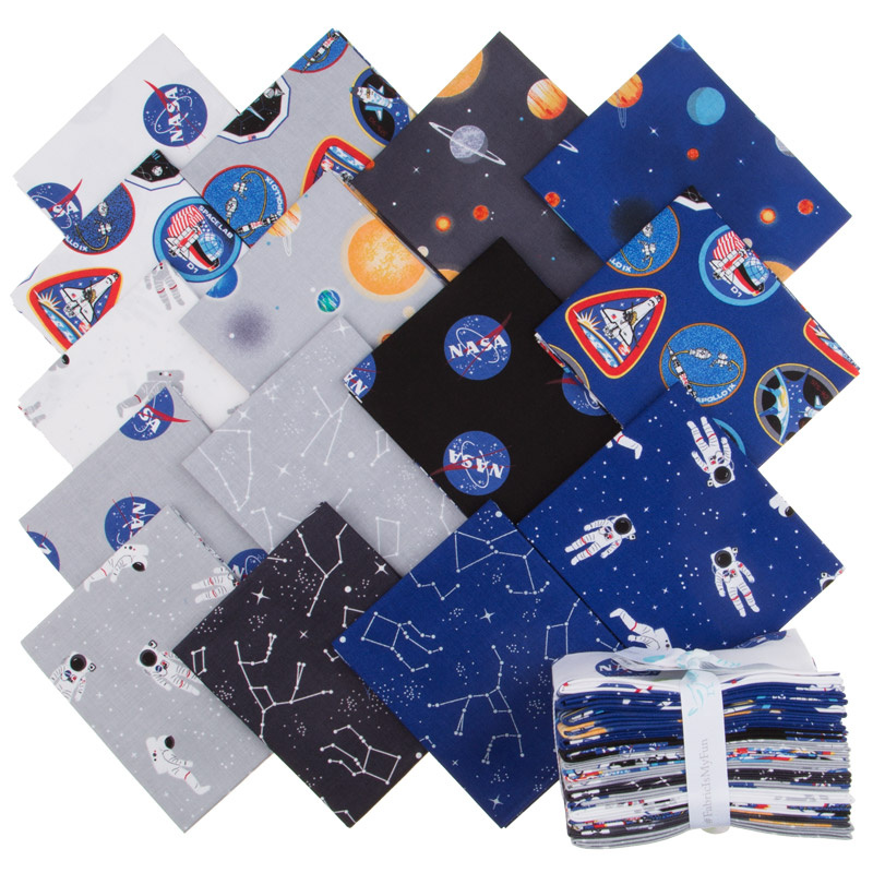 Out of this World with NASA Fat Quarter Bundle