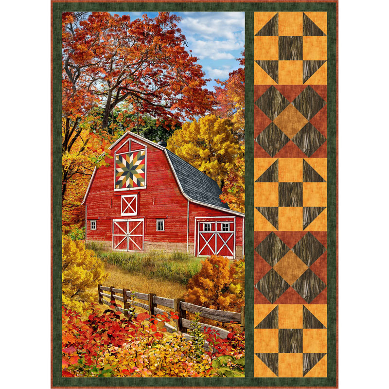 Autumn Barn Harvest Village Kit
