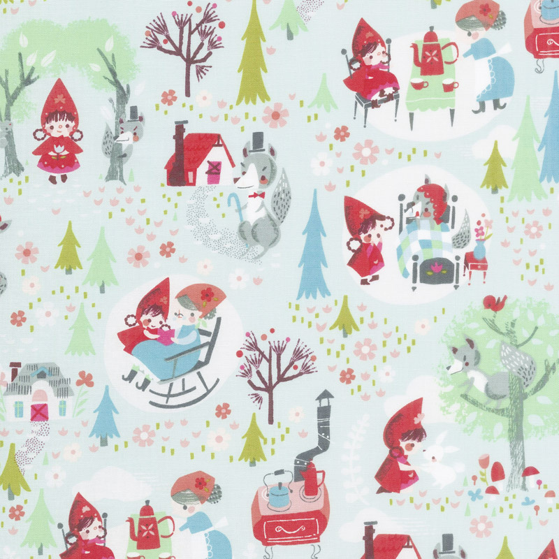 Little Red in the Woods - Main Mint Yardage