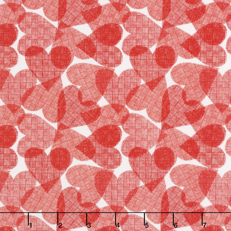 Red-iculously in Love - I Love You So Much White Yardage