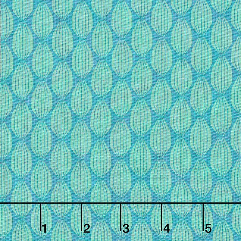 Midsummer Meadow - Seeded Teal Yardage