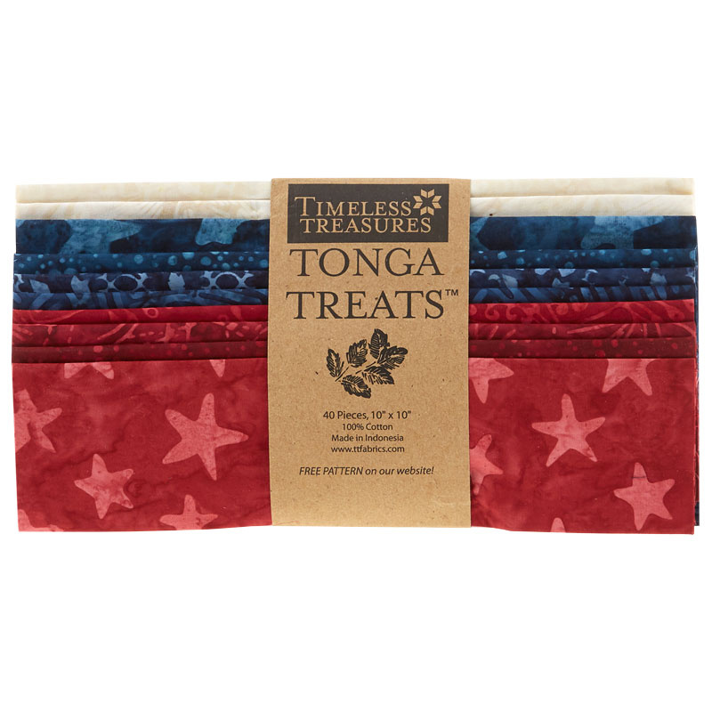 Tonga Treats Batiks - Patriots 10