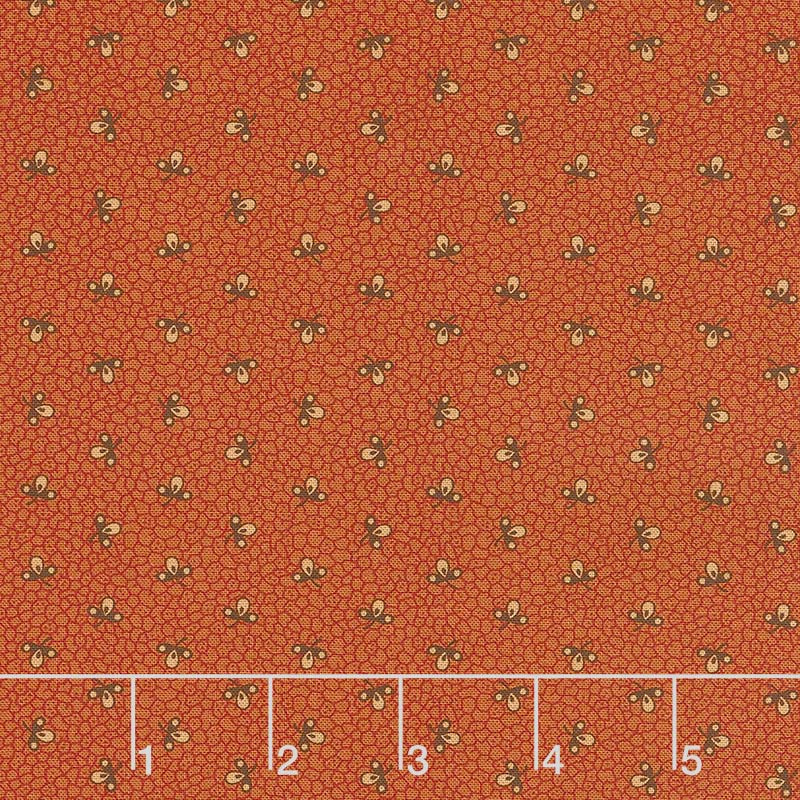Lancaster - Cells Light Rust Yardage