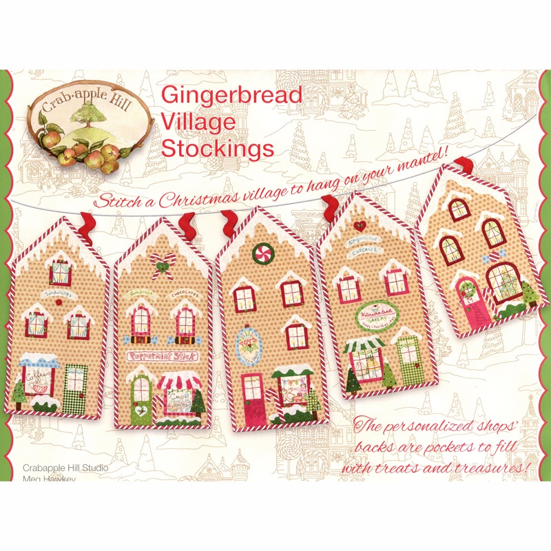 Gingerbread Village Stockings Pattern