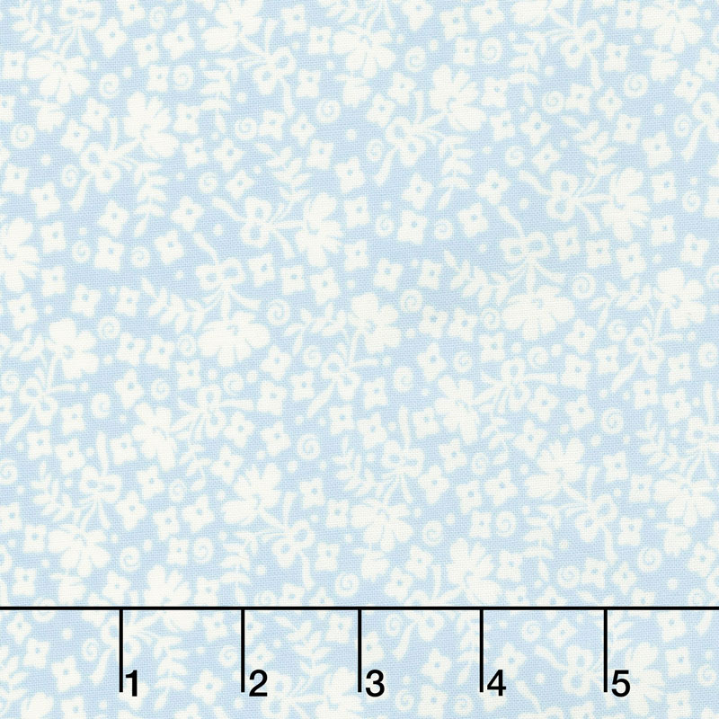 Cheeky - Ditzy Blue Raspberry Yardage