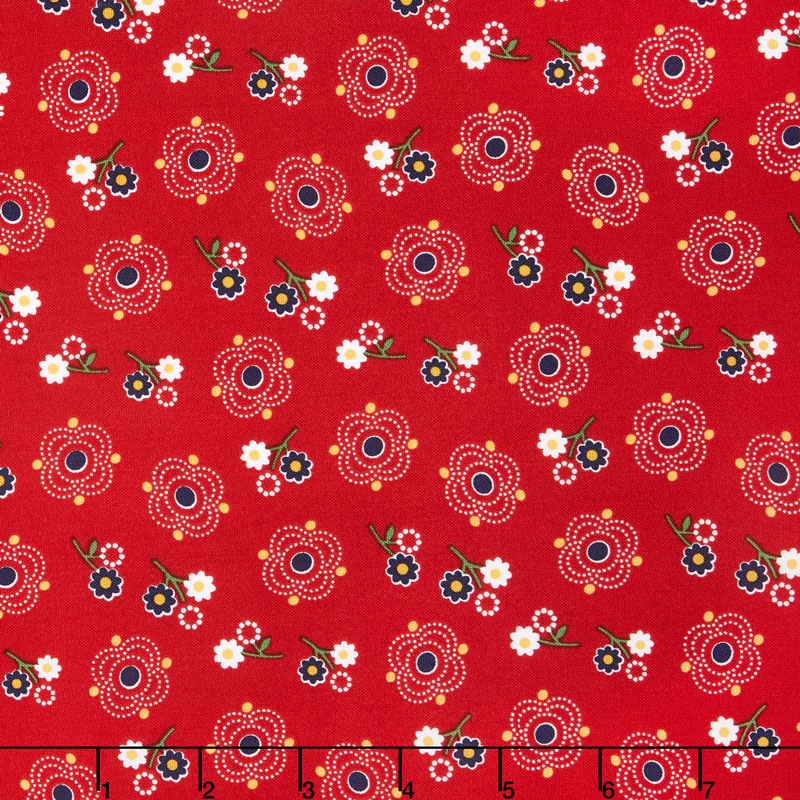 Gingham Girls - Gingham Main Red Yardage