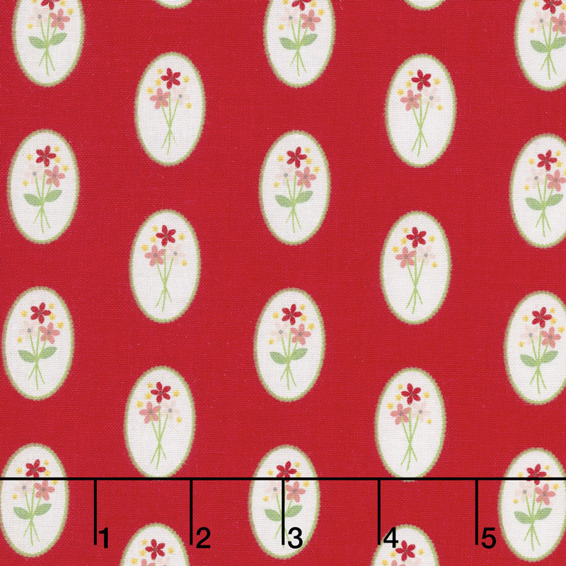 Vintage Adventure - Cameo Red Yardage