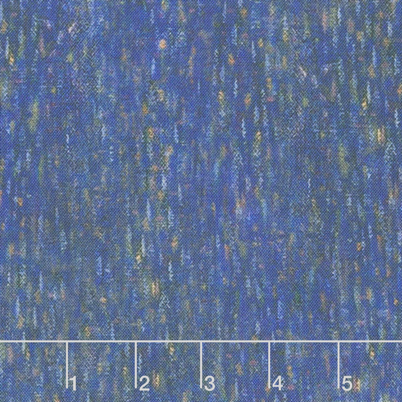 Seurat - Artist Series Texture Indigo Digitally Printed Yardage