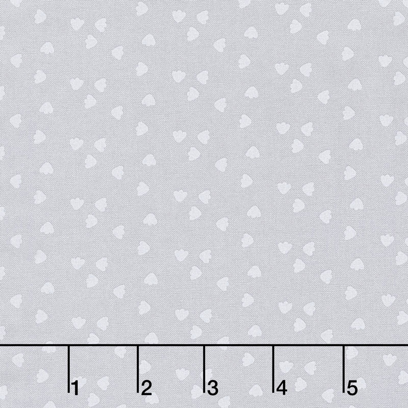 Wilmington Essentials - Silver Linings Tiny Blossoms Gray Yardage