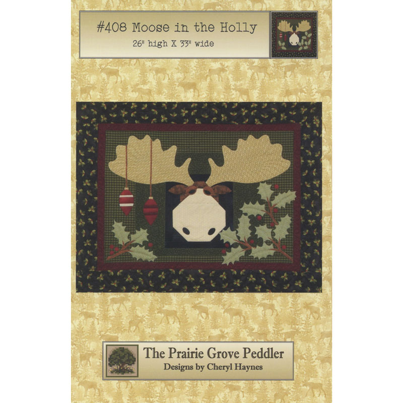 Moose in the Holly Pattern