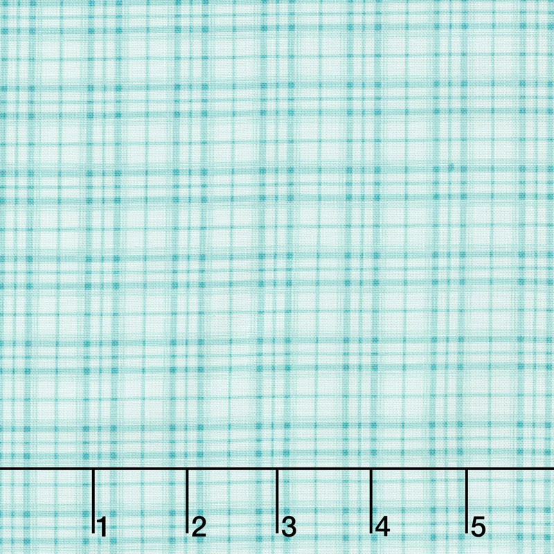 Home Grown - Plaid Aqua Yardage