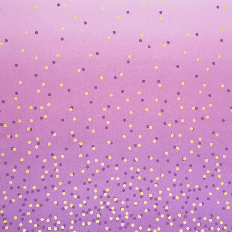 Ombre Confetti Metallic Mauve Yardage V & Co. Moda Fabrics