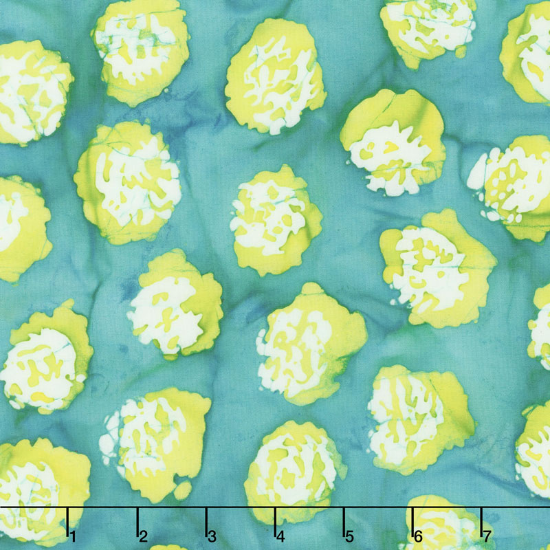 Blossom Batiks - Sakura Mini Mums Lily Pad Yardage