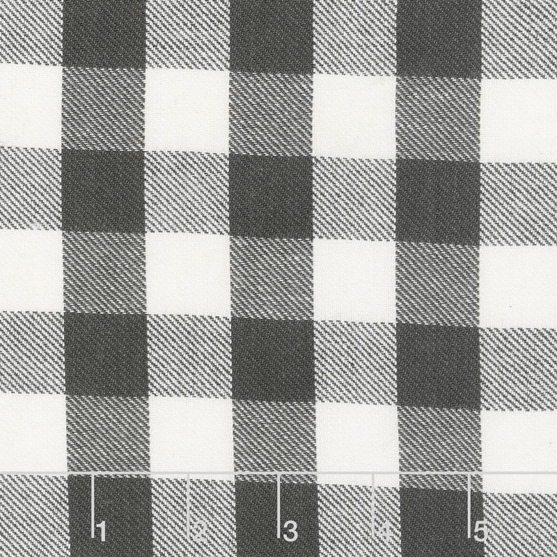 Urban Cottage - Wovens Hounds Tooth Ivory Black Yardage
