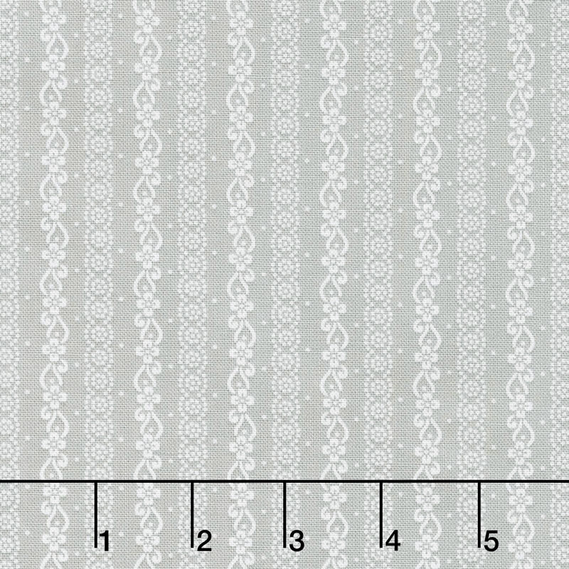 Majestic - Stripe Gray Yardage