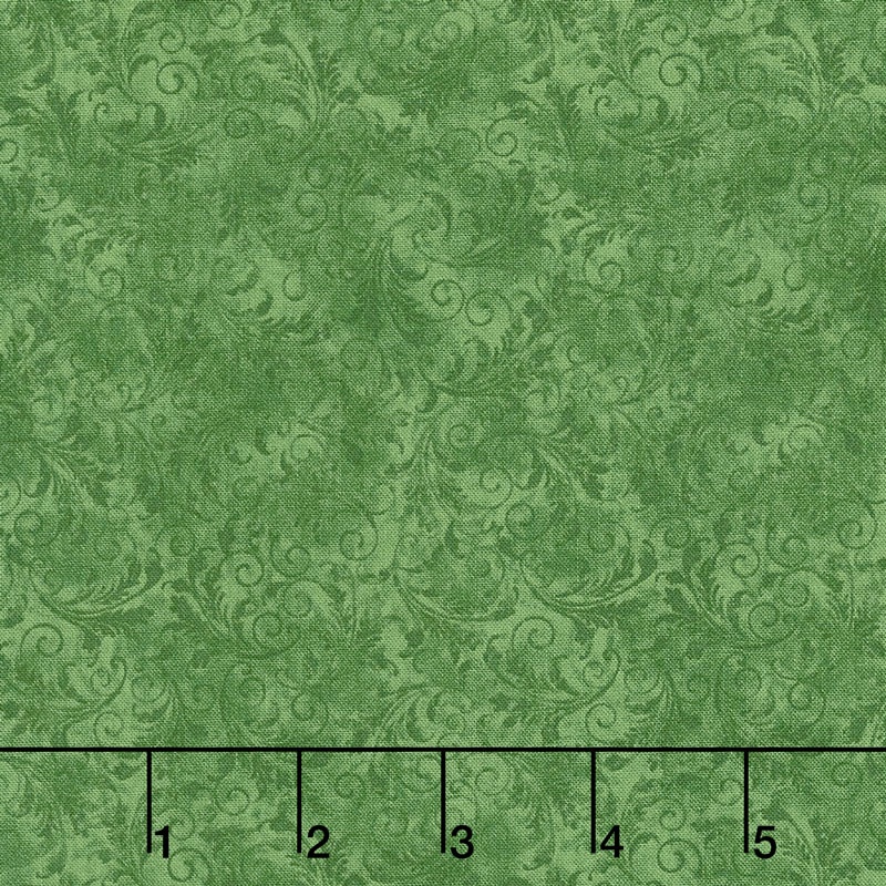 Echo - Tonal Filigree Emerald Yardage