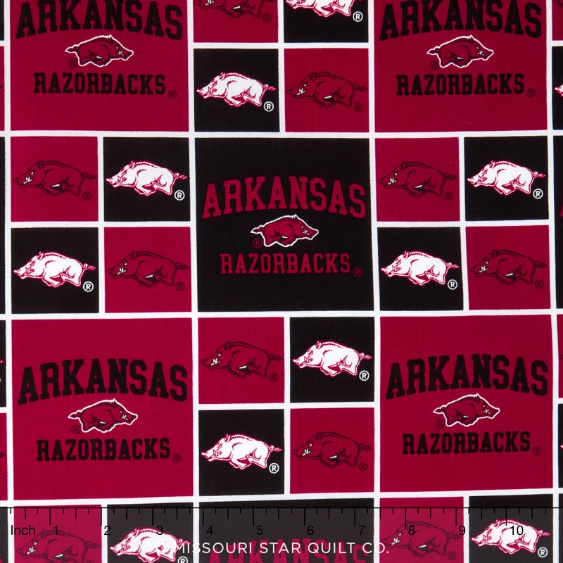 College - University of Arkansas Allover Yardage