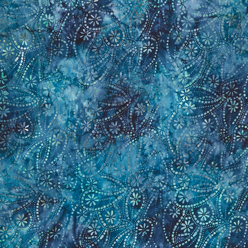 Tonga Batiks - Beach Hippie Paisley Tidal Yardage