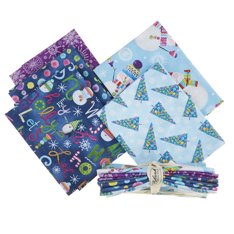 By Golly Get Jolly! 5 Easy Pieces Fat Quarter Bundle