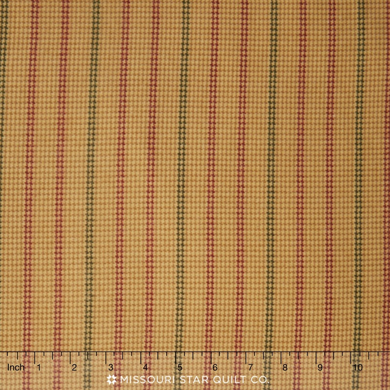 Berkshire Flannels - Hounds Tooth Tan Yardage