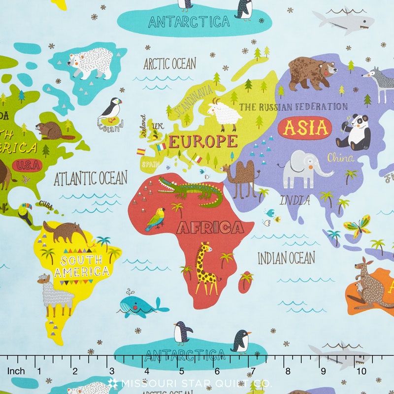 Hello World - World Map Sky Yardage