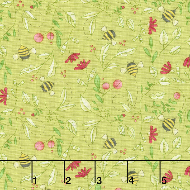 Painted Meadow - Simple Drawings Sprig Yardage