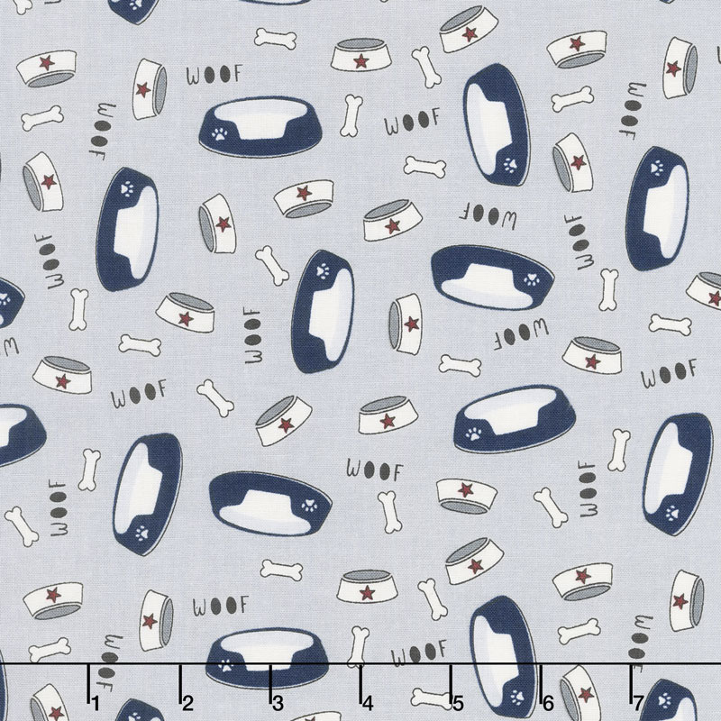 Hey Mister - Snack & Snooze Gray Yardage